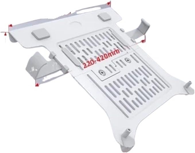 White Laptop Stand Mounting Bracket Clip For 10 To 17 Inch Laptops And Desktops - Image 1