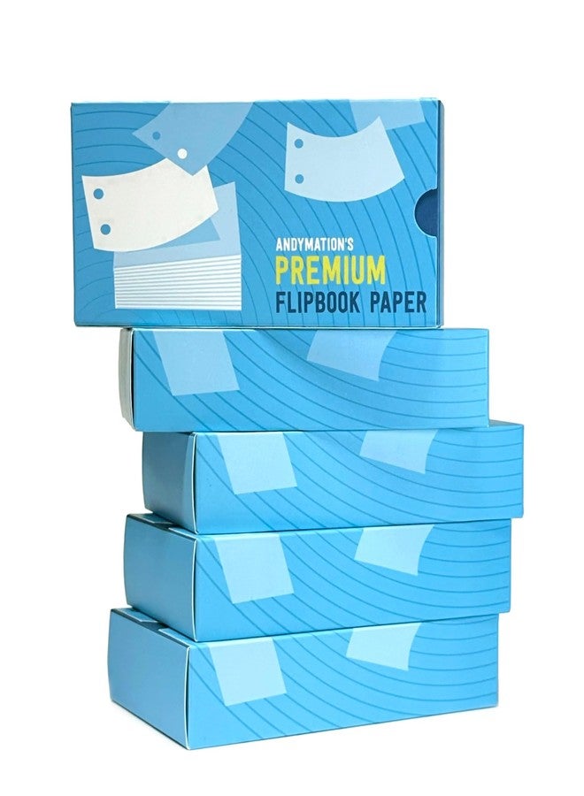 ANDYMATION 16X Flipbook Paper Pack, Refill Paper Sheets for All Andymation Flipbook Kits, Premium pre-drilled Sheets for Perfect Registration, Snap Screws, Enough for 16 Flipbooks. - Image 5