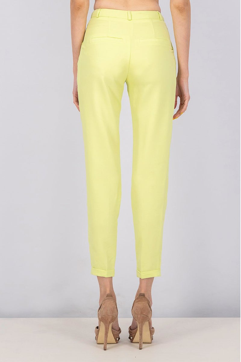 Mohito Women Front Pocket Casual Pants, Apple Green - Image 4