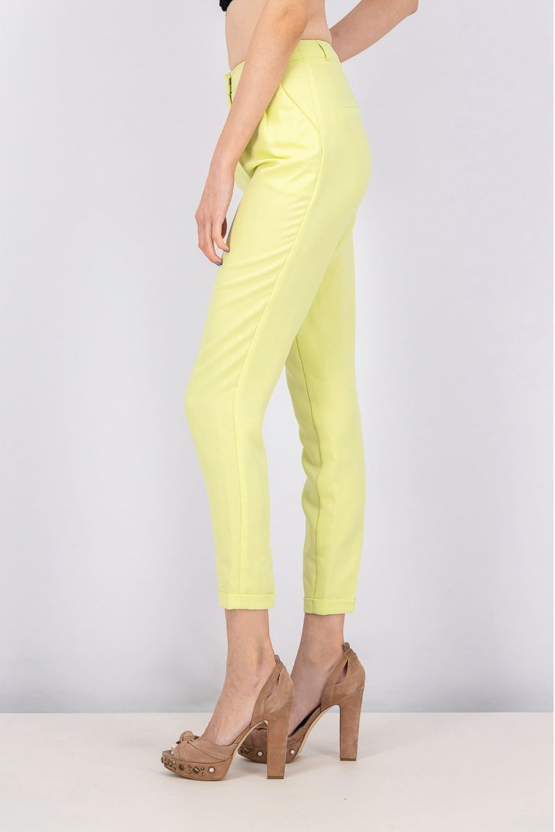 Mohito Women Front Pocket Casual Pants, Apple Green - Image 2
