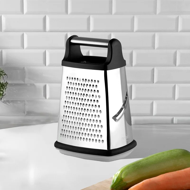 نهير Stainless Steel Oval Bowl Grater