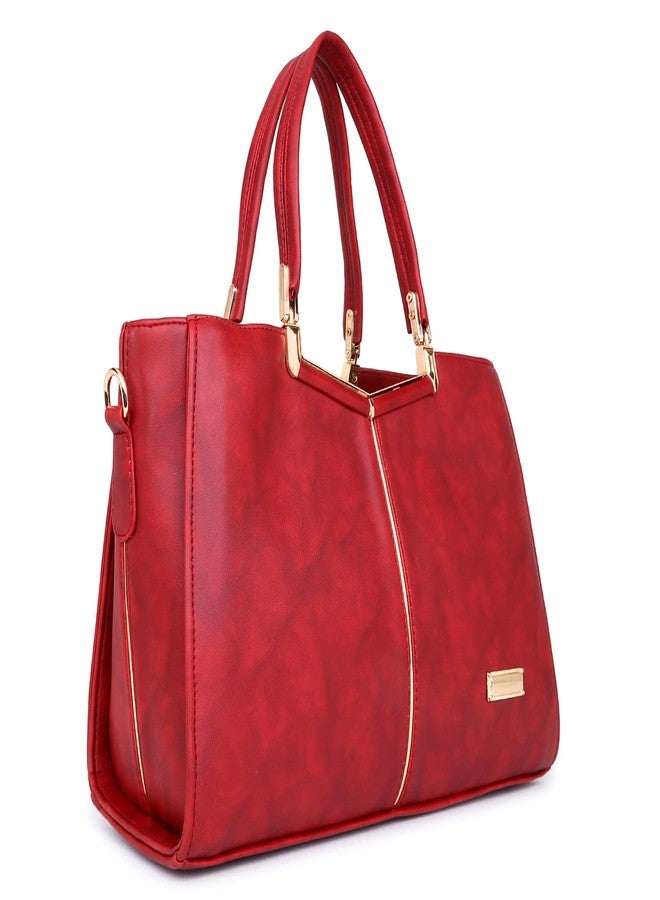 digNity Hand bag for women Synthetic Leather Cross body Ladies purse adjustable Satchel travel (Gajri) - Image 1