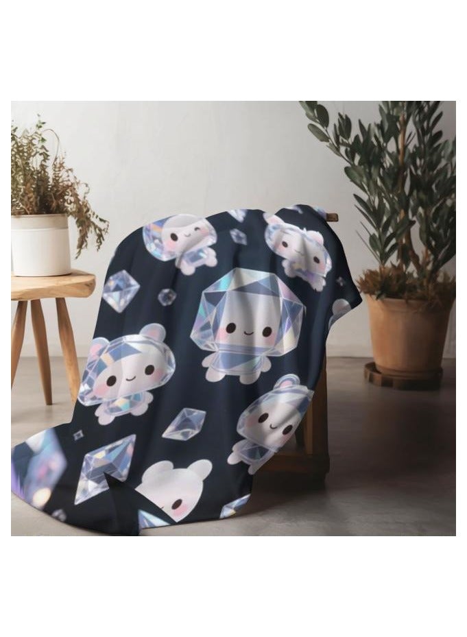 general Flannel thin blanket (warm and comfortable, suitable for sleep, gaming, dust removal and sandproof) 150cm*200cm - 476 - Image 1