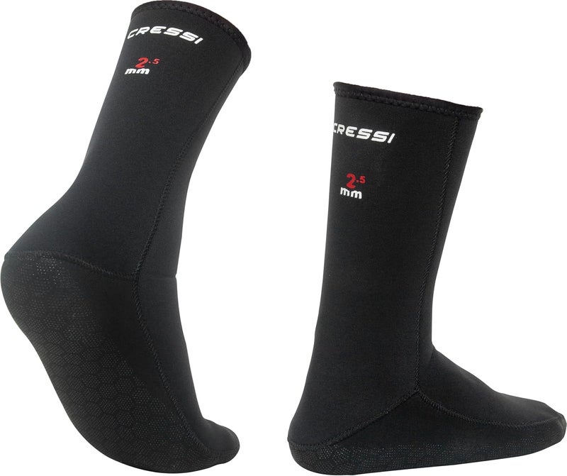 Cressi Anti-Slip Neoprene Socks for Snorkeling and Scuba Diving - 2.5 mm Thickness - Image 2