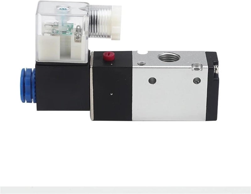 3V210-08 3 Way 2 Position 1/4" NO NC Pneumatic Solenoid Valve Air Directional Control DC12V DC24V AC110V AC220V(3V210-08-NO and 4mm,AC220V) - Image 1