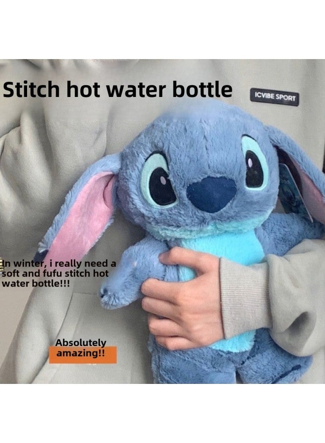 Winter Warmth Stuffed Plush Toys Cute Steiff Bear Hand Warmer Doll Short Hair Animal Shaped PP Cotton Filled Non-Cartoon Bear-Color:Breathe Garfield-Height:30cm  - Image 2