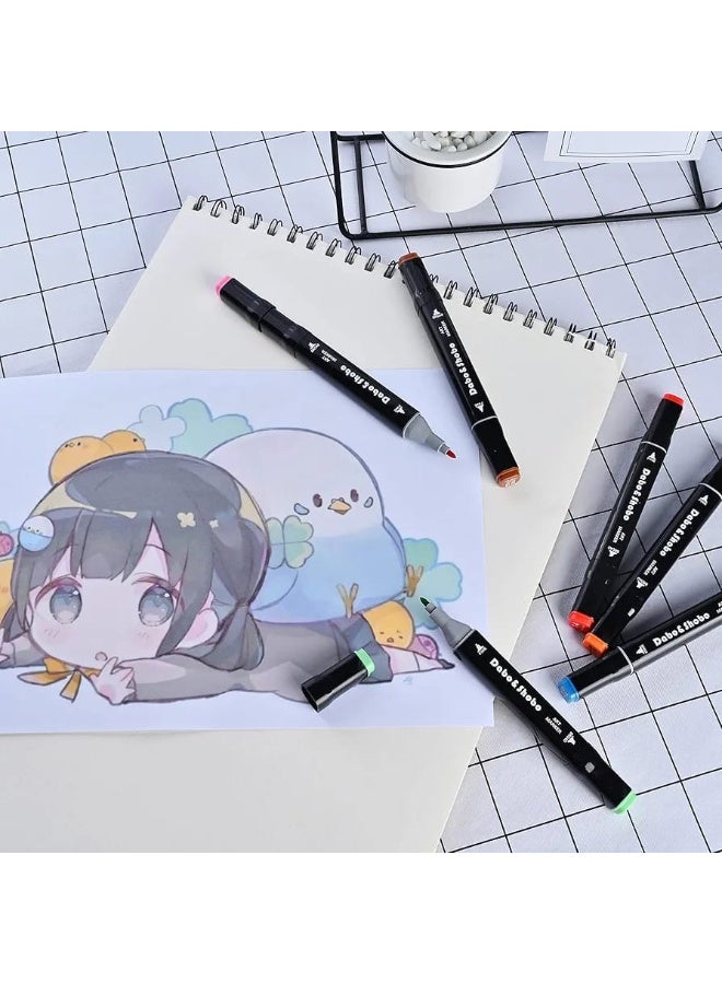 Dual-Tip Alcohol Marker Set – 60 Colors - Image 4