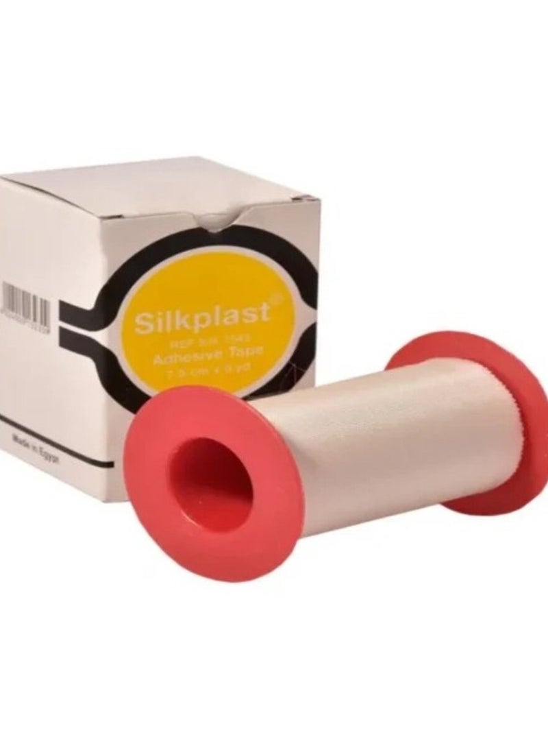 SILKPLAST Plaster SilkPlast | Medical Adhesive Tape | Size 7.5 cm  - Image 1