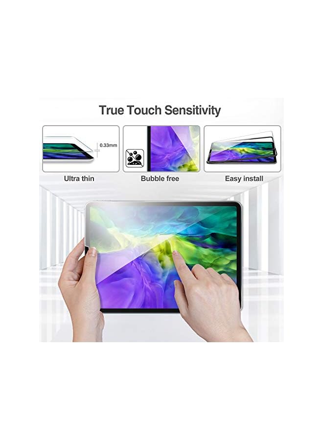 Procases Ipad Pro 11 Screen Protector 2022 2021 2020 2018, Tempered Glass Screen Film Guard Screen Protector For Ipad Pro 11 4Th 2022/3Rd Gen 2021 /2Nd Gen 2020/ 1St Gen 2018 -Clear - Image 4