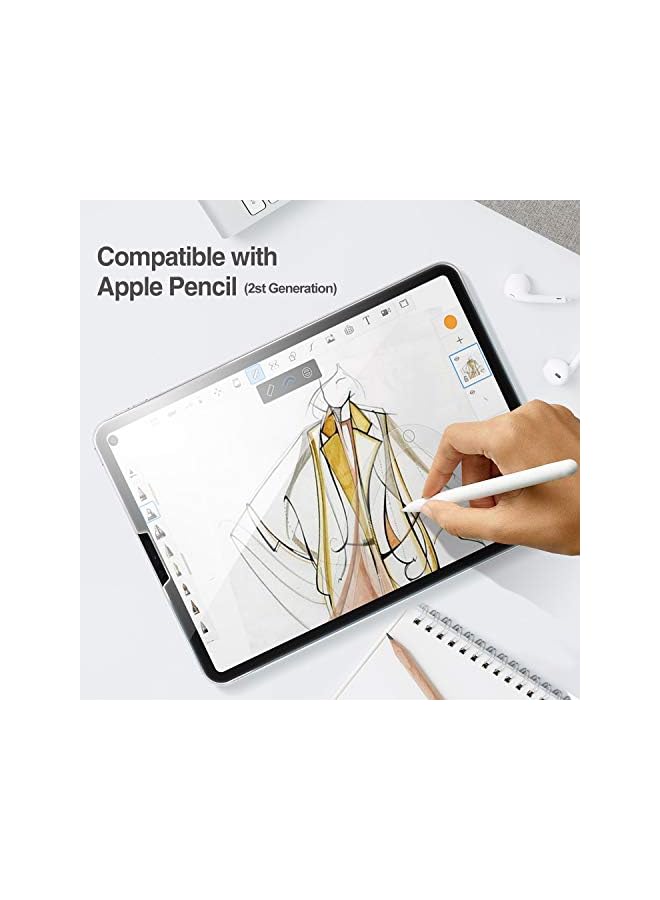 Procases Ipad Pro 11 Screen Protector 2022 2021 2020 2018, Tempered Glass Screen Film Guard Screen Protector For Ipad Pro 11 4Th 2022/3Rd Gen 2021 /2Nd Gen 2020/ 1St Gen 2018 -Clear - Image 3