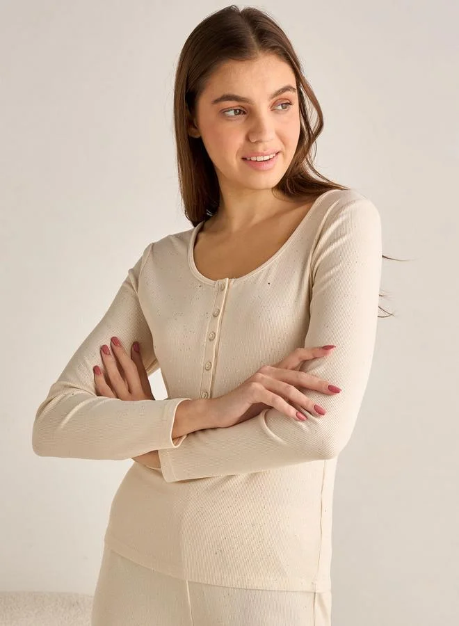 Splash FAV Pyjama Set Button-Down T-shirt and Pants