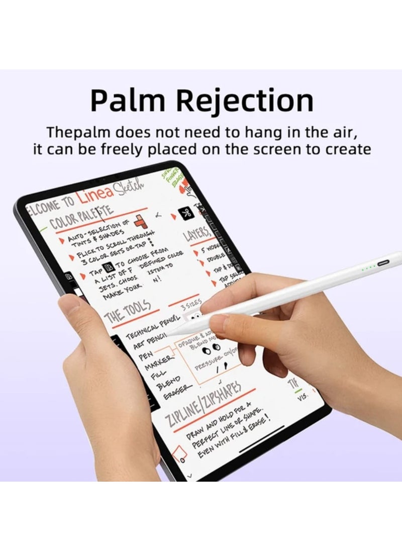 تقليدي - قلم iPad متوافق مع أجهزة Apple iPad (طرازات 2018-2024) – قلم رقمي لأجهزة iPad الجيل 10/9/8/7/6، iPad Air 5/4/3، iPad Pro 6/5/4/3، iPad Mini 6/5 - Image 1
