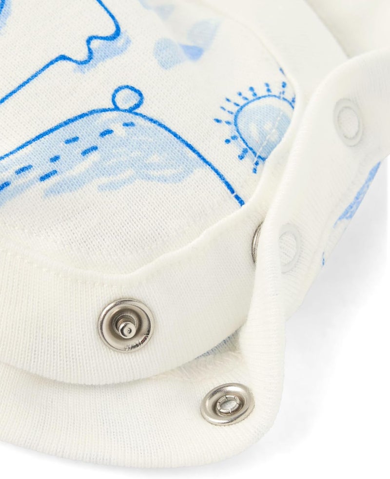 جيمبوري Gymboree Unisex Baby Short Sleeve Bodysuits Short Sleeve Bodysuits (pack of 3) - Image 3