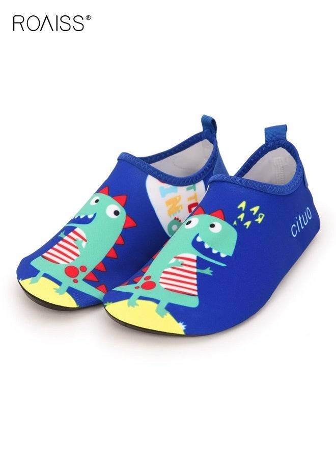 roaiss Boys Adorable Water Shoes, Quick Dry Beach Shoes with Non-slip Soles, Comfortable Breathable Aqua Socks for Boys, Suitable for Beach, Swimming Pool or Any Water Activity - Image 2