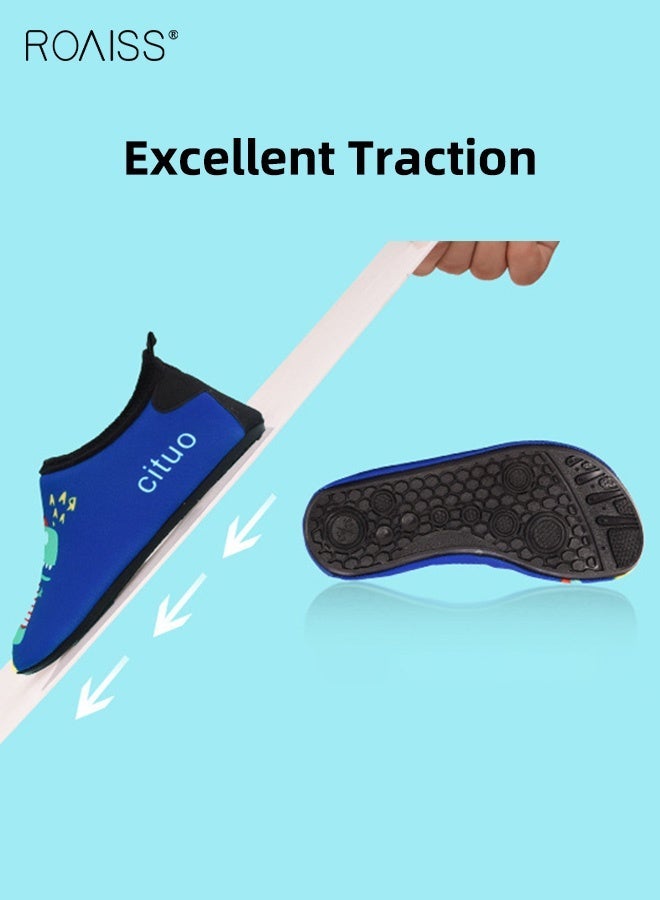 roaiss Boys Adorable Water Shoes, Quick Dry Beach Shoes with Non-slip Soles, Comfortable Breathable Aqua Socks for Boys, Suitable for Beach, Swimming Pool or Any Water Activity - Image 3