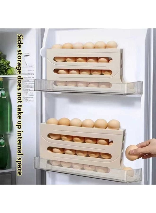 4-Tier Egg Storage Box for Refrigerator Side Door - Image 5