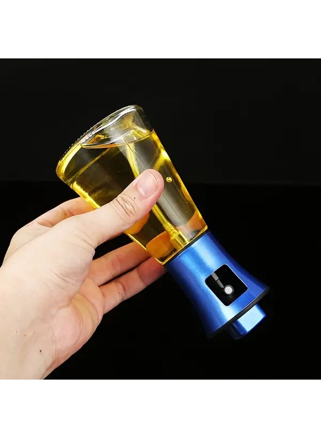 Silvery Stainless Steel Oil Spray Bottle 200ml with Glass Bottle for Cooking Baking Grilling - Image 3