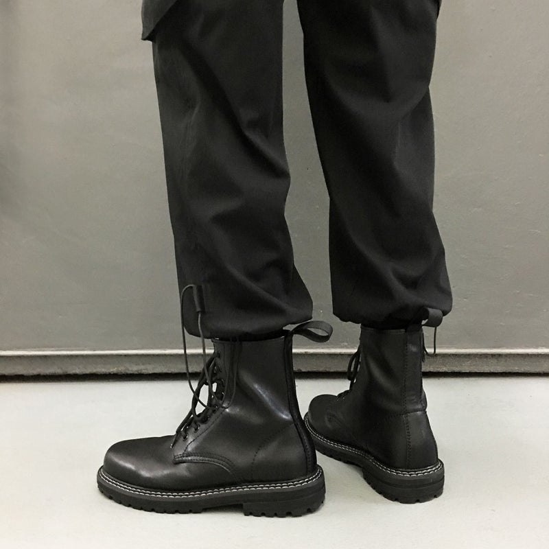Couple Style 35-47 Size Ins Boots Men'S High Top Genuine Leather Large Size Boots Women'S Motorcycle Shoes Black Work Boots - Image 5