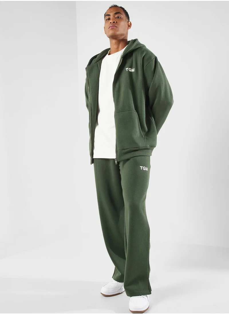 The Giving Movement Lounge Oversized Zip Hoodie