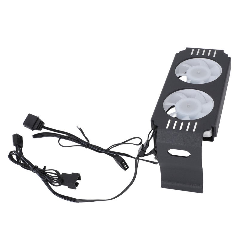 ARGB RAM Radiator: Black, 1000‑4500RPM, Efficient Heat Dissipation, Computer Memory Heat Sink - PWM Temperature Control, Memory Module Cooler for High-Frequency Desktop Memory Systems - Image 2