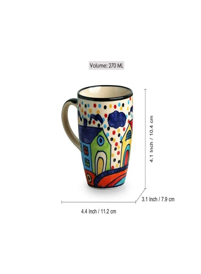 Freakway Hut Hand-Painted Serving Tea Cups Set/Milk Mugs & Ceramic Printed Coffee Mugs Set of 2 (270 ML, Microwave & Dishwasher Safe)_Multicolor - Image 5