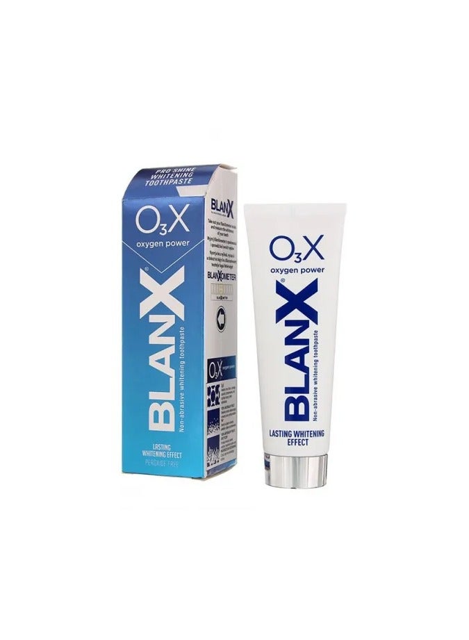 بلانكس معجون اسنان بقوة الاكسجين لبياض اسنان يدوم اكثر 75 مل - Image 1