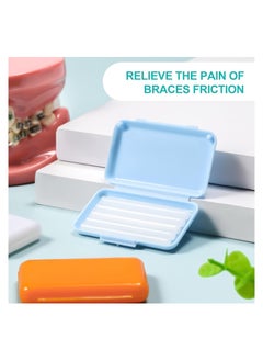 SYOSI 5 Boxes Dental Wax for Braces Dental Special Protective Wax Orthodontic Wax for Orthodontics Braces Wearer for Braces Wearer Aligners Brackets 5 Different Flavours  - Image 2