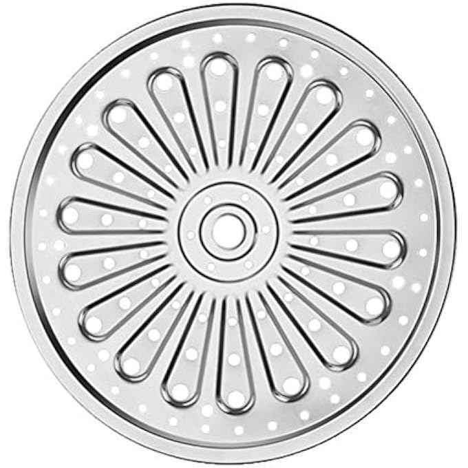 رف تعليب صينية بخار رف قدر الضغط من الفولاذ المقاوم للصدأ رف تبخير صيني لملحقات قدر الضغط 28 سم - Image 1