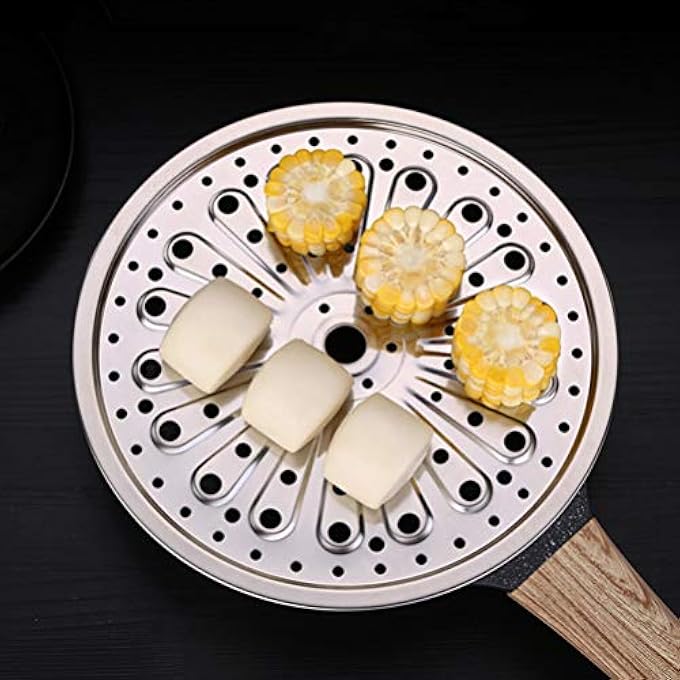 رف تعليب صينية بخار رف قدر الضغط من الفولاذ المقاوم للصدأ رف تبخير صيني لملحقات قدر الضغط 28 سم - Image 3