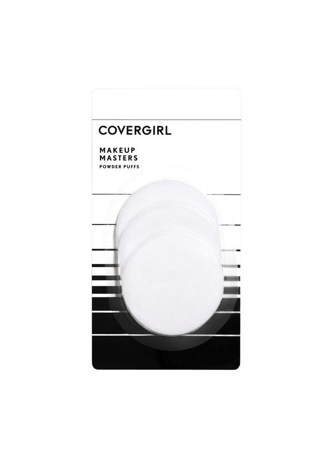 CoverGirl COVERGIRL Makeup Masters Powder Puffs, 3 ct, White  - Image 2