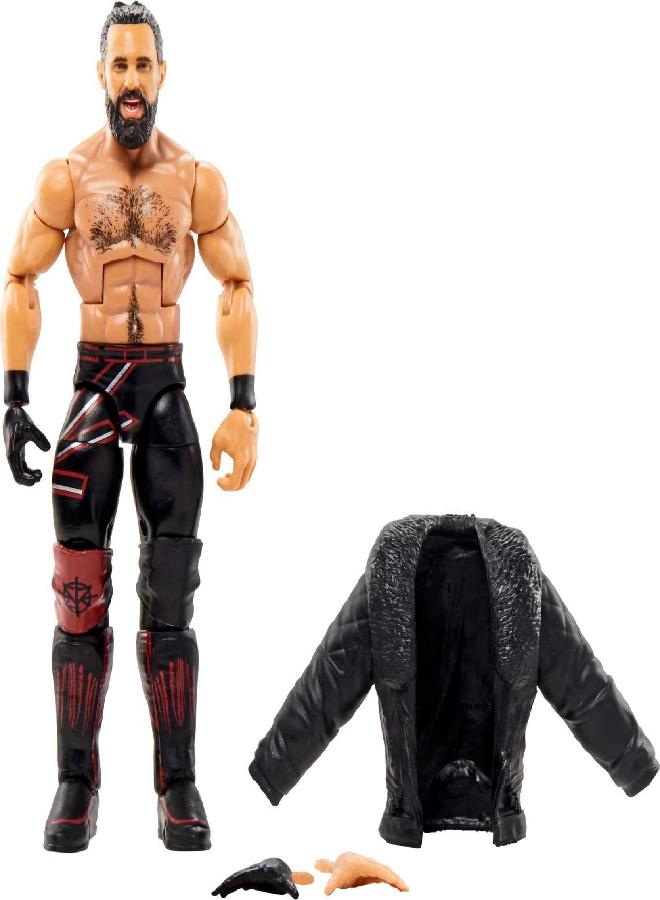 Mattel Games Mattel WWE Seth Rollins Top Picks Elite Collection Action Figure, Articulation & Life-Like Detail, Interchangeable Accessories, 6-Inch - Image 4