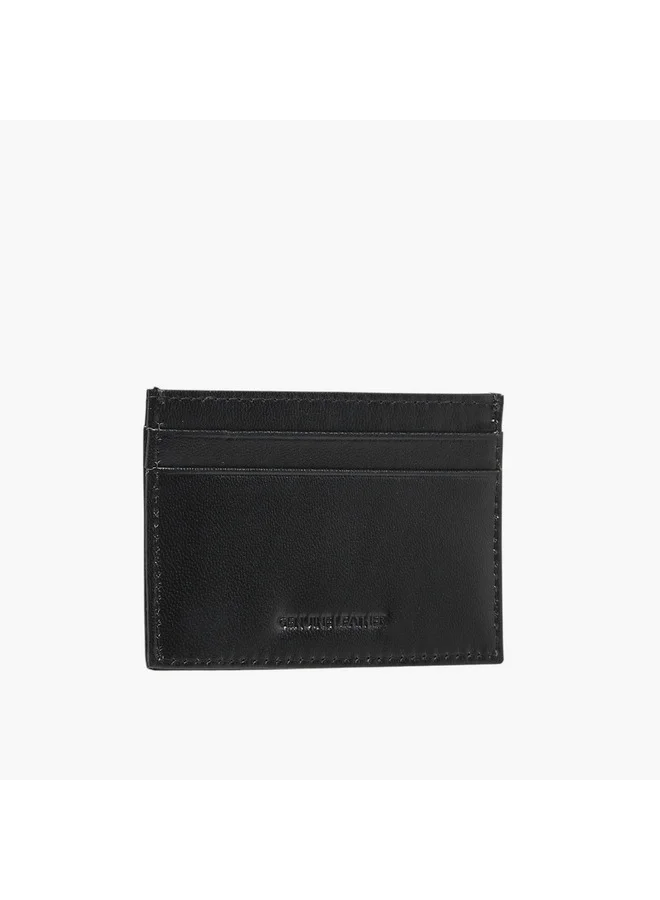 دوتشيني Men Textured Card Holder