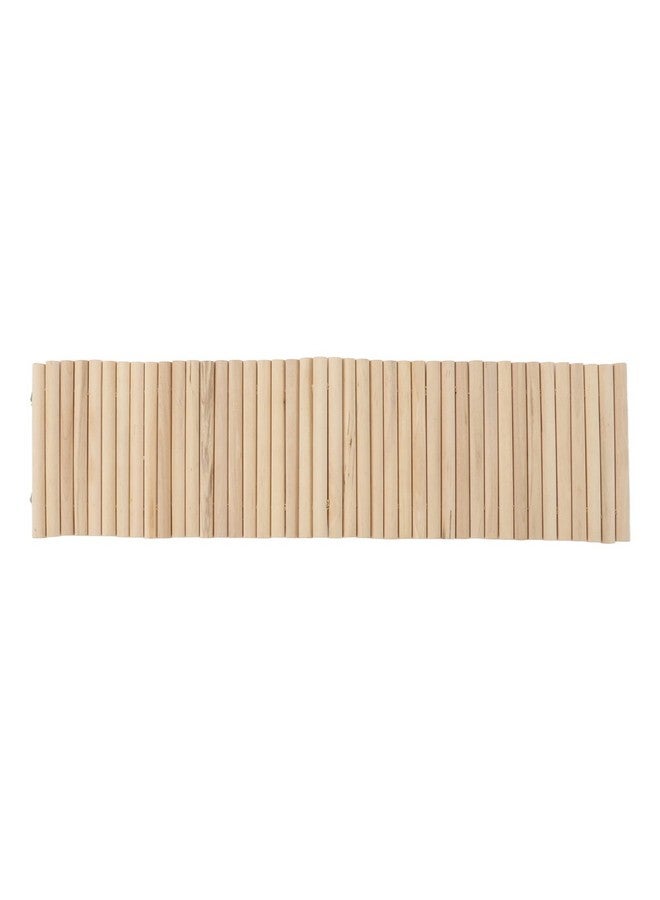 Tnfeeon Tnfeeon Pet Hideout Bridge,Wooden Rodents Chewing Climbing Tunnel Small Animal Bendy Bridge Ramp Hut Hideout for Guinea Pigs Ferrets Hedgehogs Chinchillas and Other Rodents - Image 3