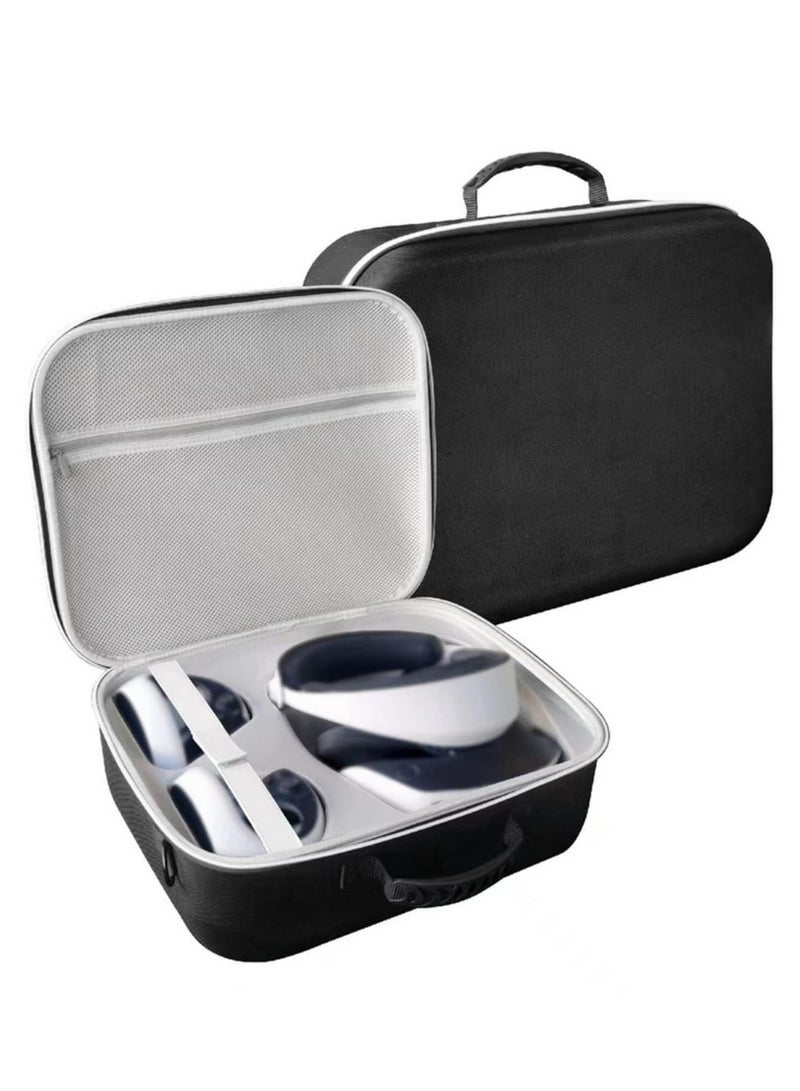 For PS VR2 Storage Bag Hard EVA Protective Case for VR Headset Travel Carrying Box Scratchproof Shockproof Splashproof Zipper Pouch VR Accessories for PlayStation VR2  - Image 1