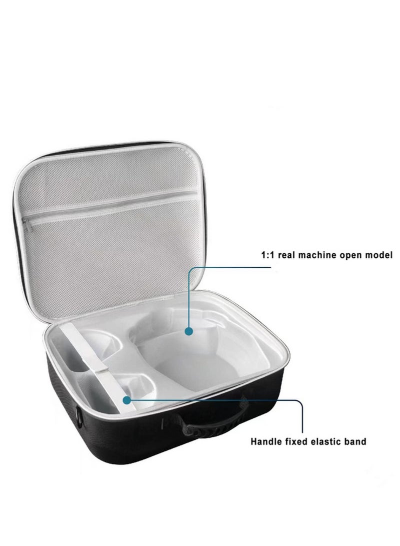 For PS VR2 Storage Bag Hard EVA Protective Case for VR Headset Travel Carrying Box Scratchproof Shockproof Splashproof Zipper Pouch VR Accessories for PlayStation VR2  - Image 3
