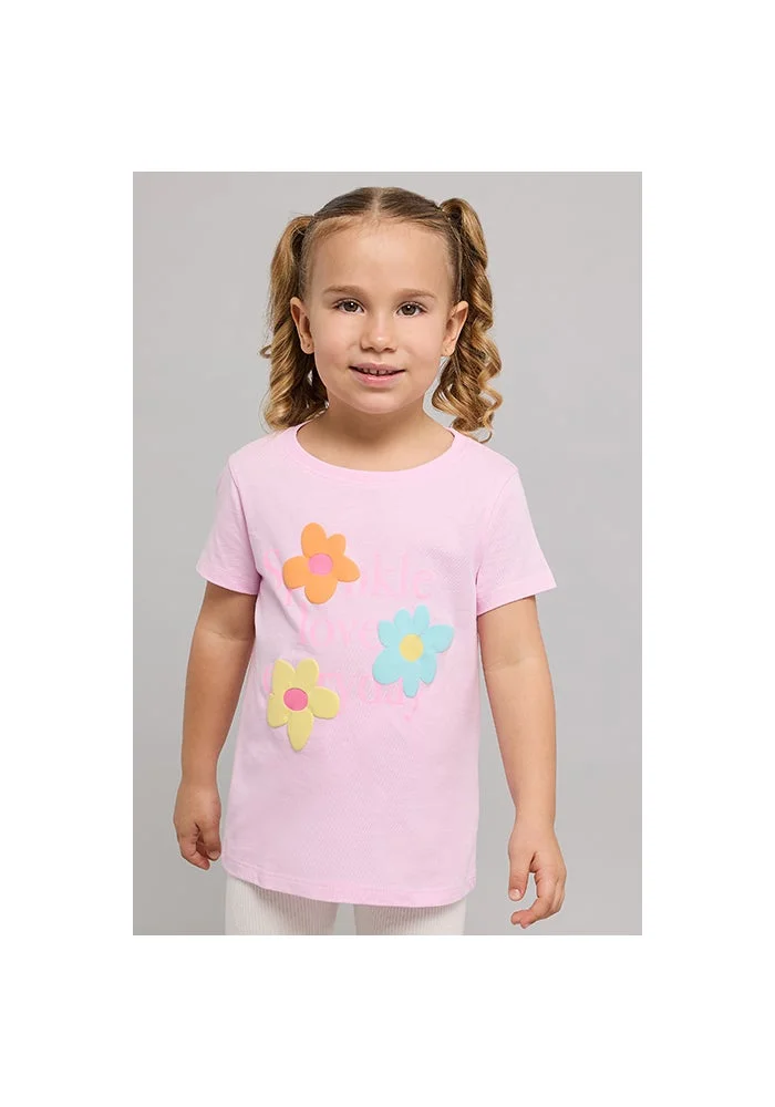 R&b Printed T-Shirt with Crew Neck and Short Sleeves