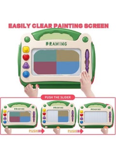 Arabest Magnetic Drawing Board for Kids,Toys for 2 Year Old,Doodle Board Writing Tablet for Toddlers 1-3, Toddler Travel Learning Toys, First Birthday Gifts for Kids(Green)  - Image 3