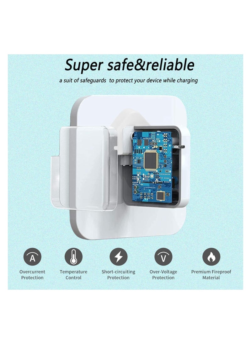 KASTWAVE - 140W USB-C Power Adapter for MacBook/MacBook Air/iPad Pro - for MacBook Pro 16/15/ 14/13 Inch 2022/2021/2020/2019/2018, Included 1.8M USB C to C Cable (White) - Image 1