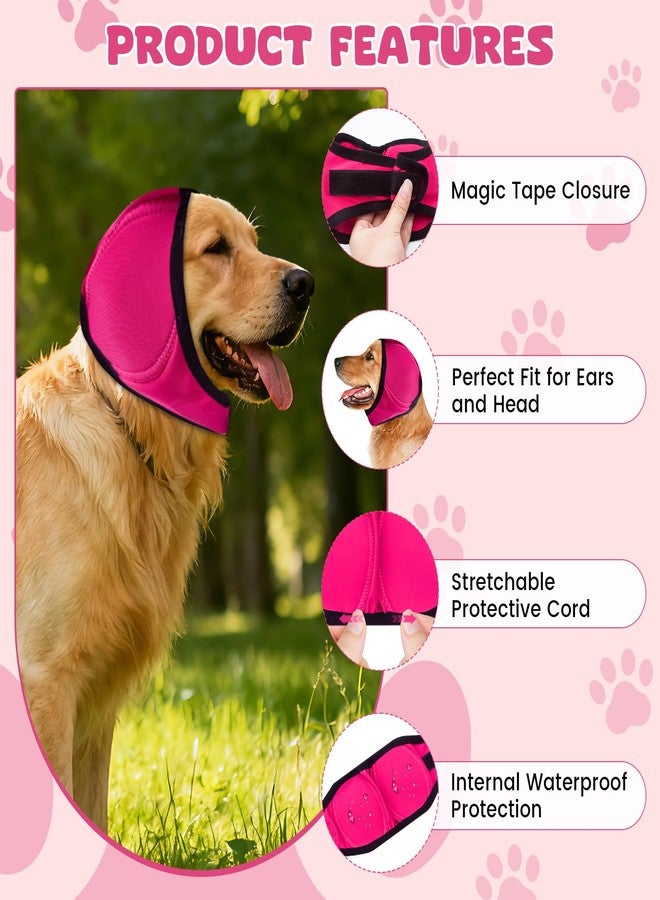 KCMOSGI 2 Pcs Dog Ear Muffs Noise Protection, No Flap Ear Wraps for Dogs, Dog Ear Covers for Bath, Dog Earmuffs for Beauty Treatment, Fireworks Show - Image 3