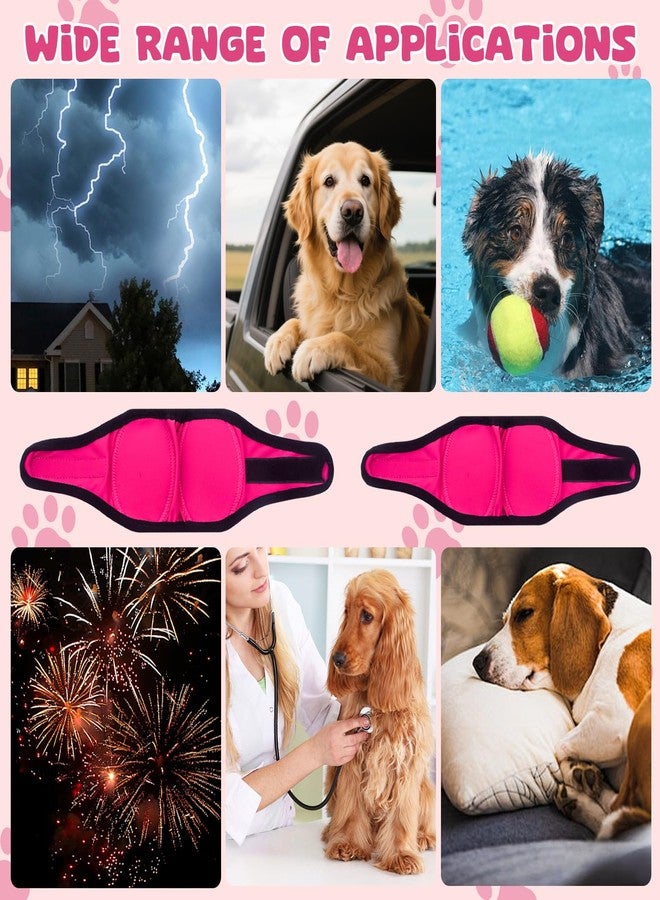 KCMOSGI 2 Pcs Dog Ear Muffs Noise Protection, No Flap Ear Wraps for Dogs, Dog Ear Covers for Bath, Dog Earmuffs for Beauty Treatment, Fireworks Show - Image 5