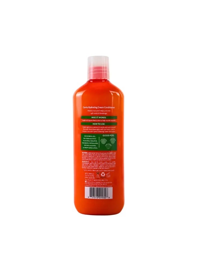 Cantu Sulfate Free Hydrating Cream Conditioner For Natural Curls and Coils- 400ml Orange - Image 2