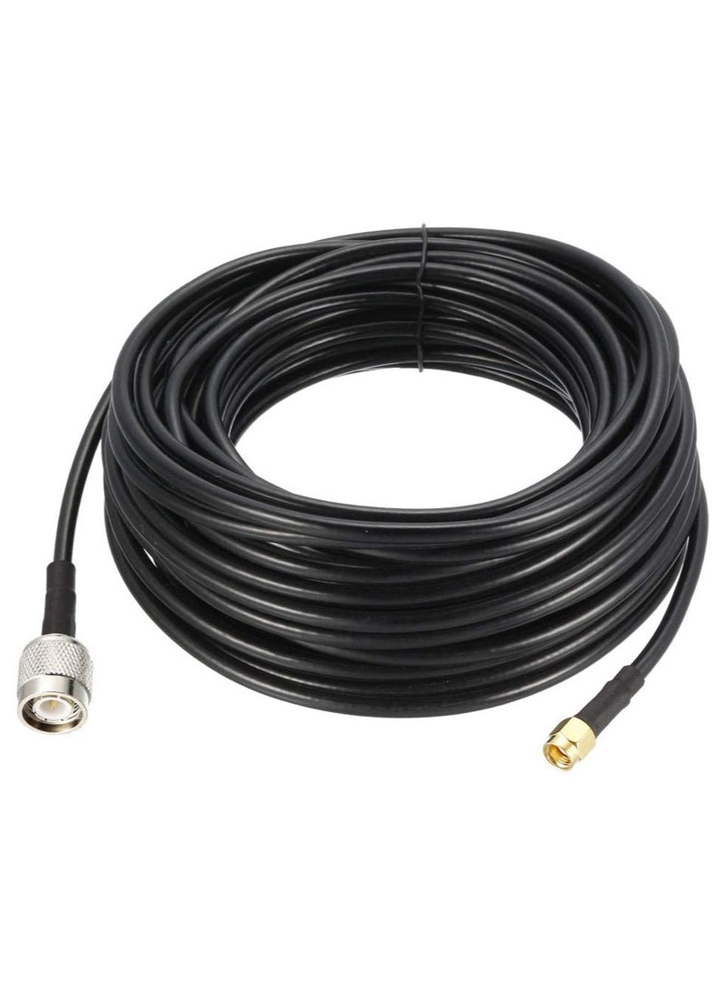 Ohm OHM TNC Male to RP-SMA Male Antenna Cable RG58  - Image 3