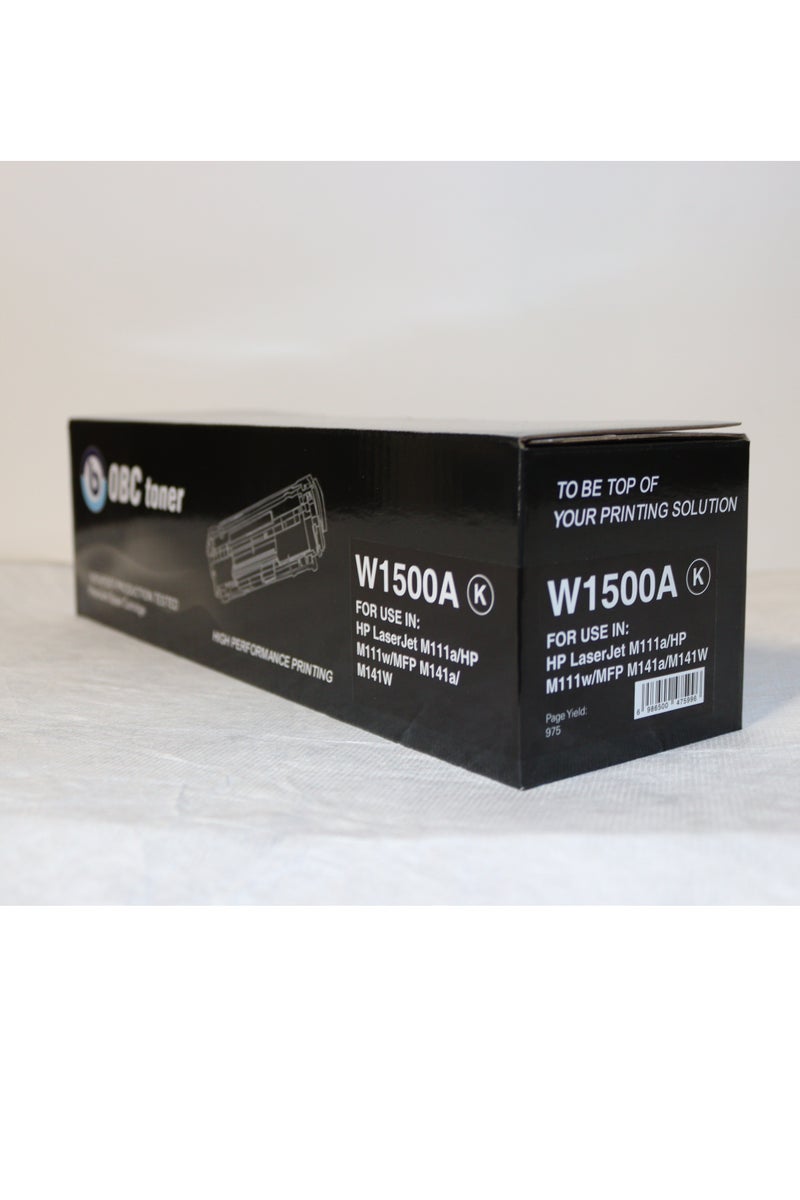 OBC Compatible Black Laser Toner Cartridge Replacement for HP W1500A 150A Prints up to 975 pages with high quality - Image 3