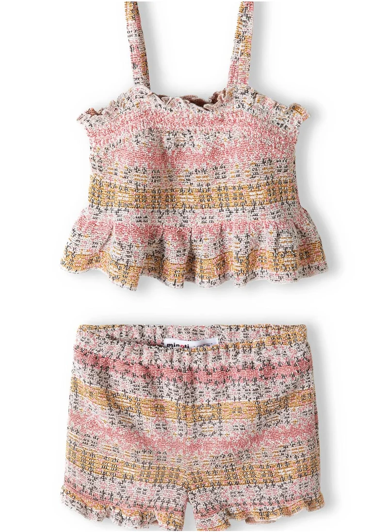 مينوتي Kids Printed Top And Short Set