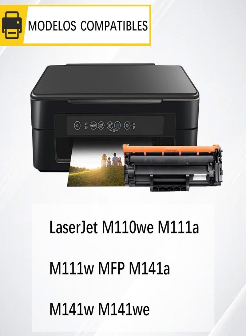 حبتين حبر طابعة W1500A (150A) متوافق مع طابعات اتش بي ليزر جيت M111 / MFP M141 - Image 2