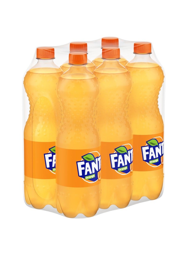 Fanta Orange Carbonated Soft Drink Plastic Bottles - Image 1