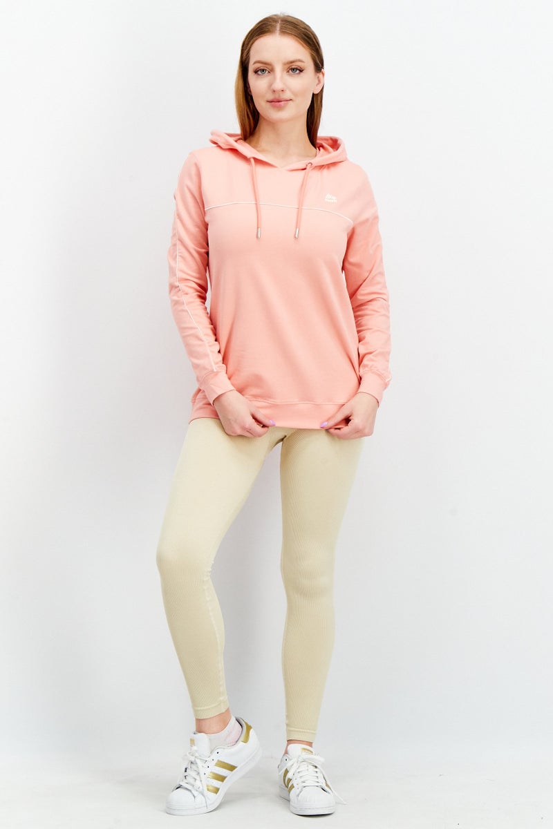 RBX Women Sportswear Fit Long Sleeve Outdoor Sweatshirts, Pink - Image 4