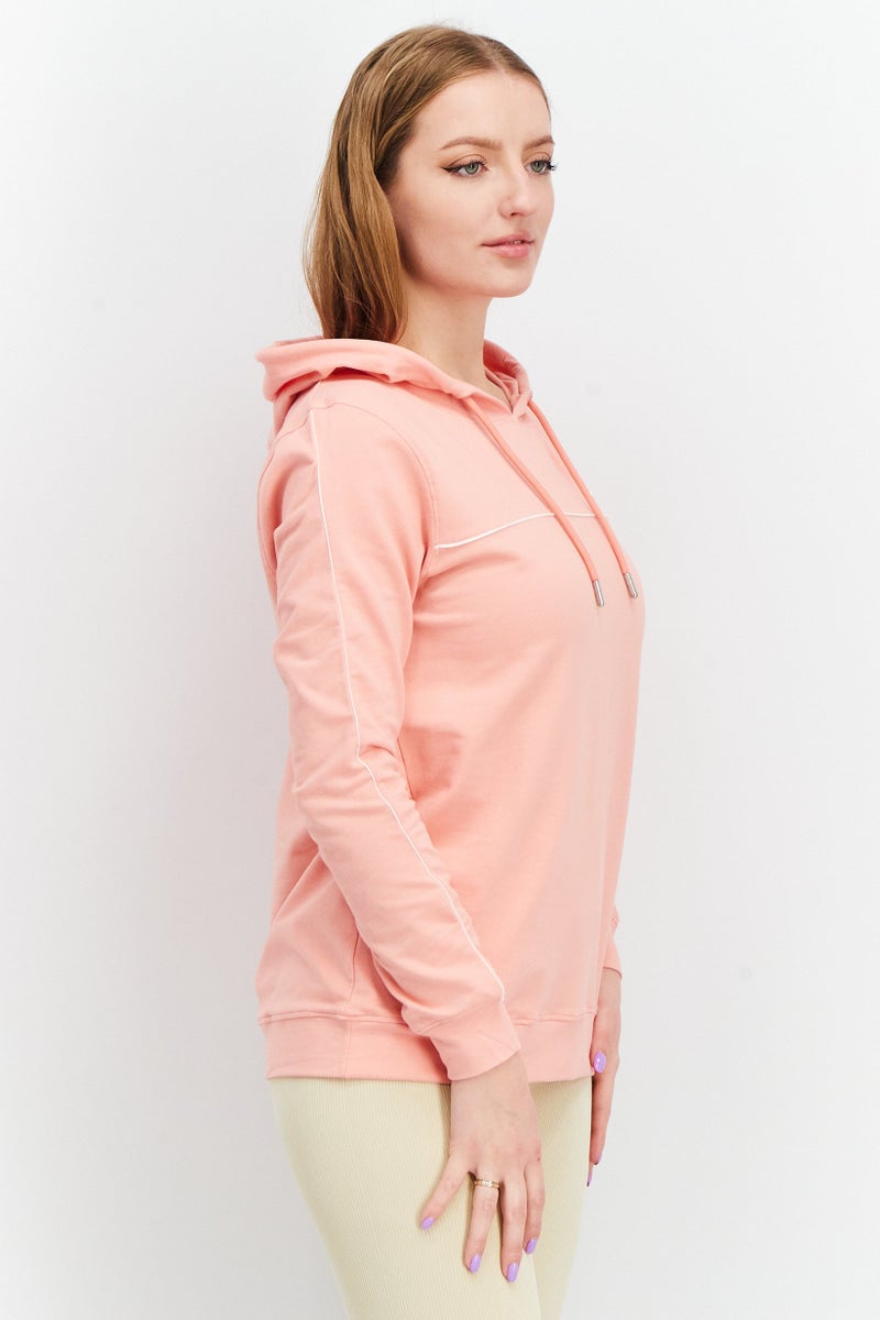RBX Women Sportswear Fit Long Sleeve Outdoor Sweatshirts, Pink - Image 3