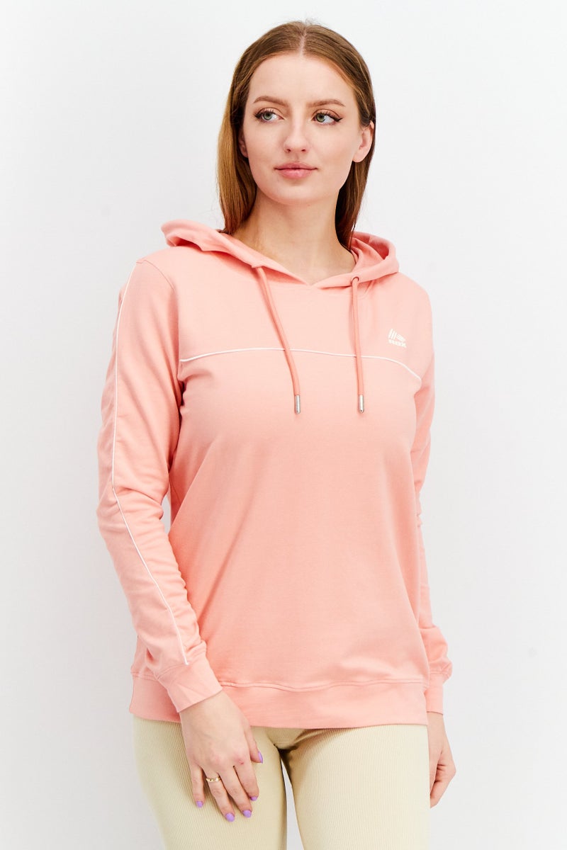 RBX Women Sportswear Fit Long Sleeve Outdoor Sweatshirts, Pink - Image 1