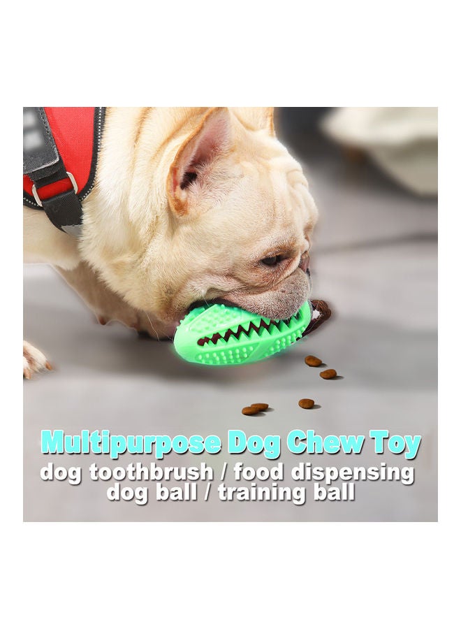 NIBEMINENT Food Dispensing Training Ball Tooth Cleaning Chew Toy Green 15.50 x 7.60 7.60cm - Image 5
